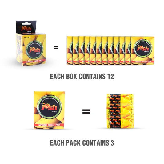Josh Sindhari Mango - Bulk Pack (12 x 3s)