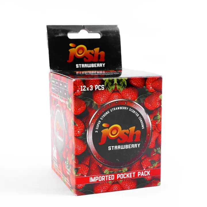 Josh Strawberry Bulk Dispenser (12 X 3s)