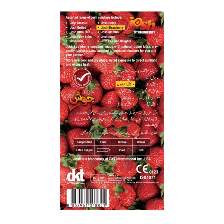 Josh Strawberry Bulk Dispenser (12 X 3s)